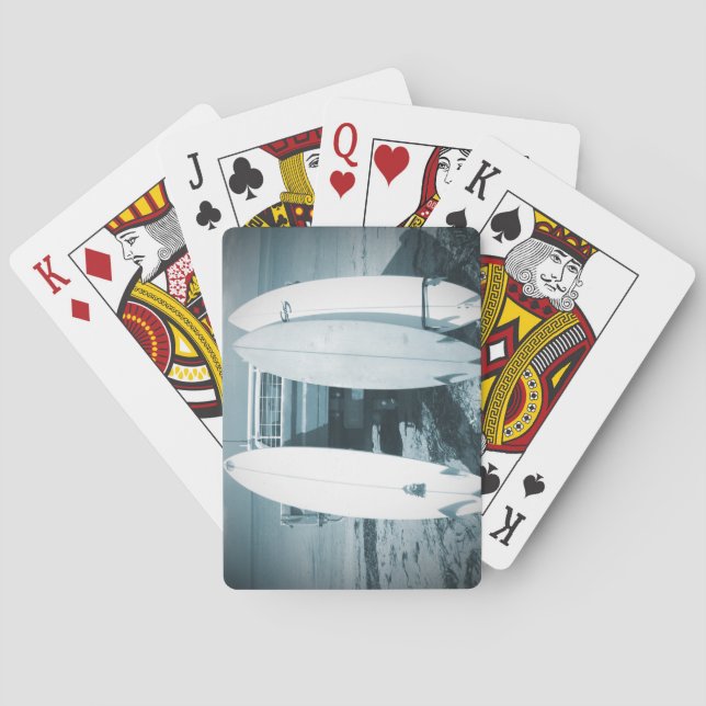 Baralho As prancha do surf 3 quiver a prancha azul que (Verso)