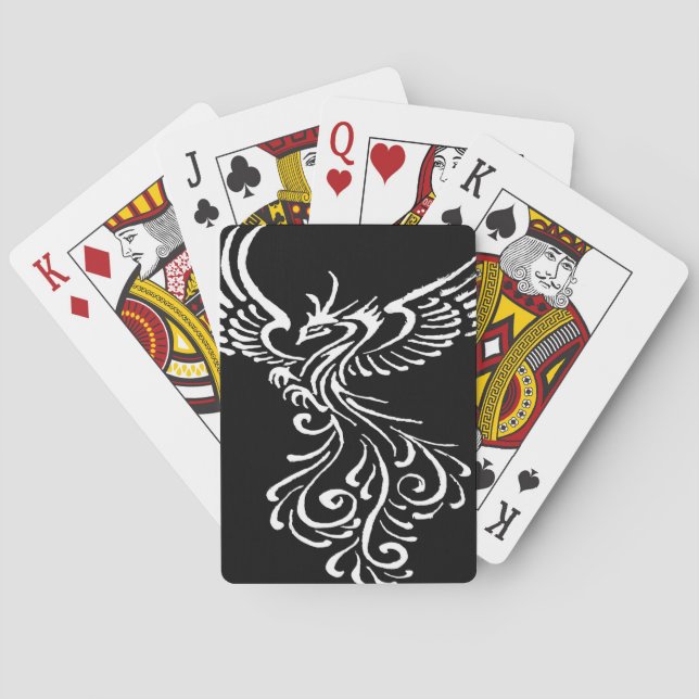 Baralho Ascensão Da Ilustração Branca De Ashes Phoenix (Verso)