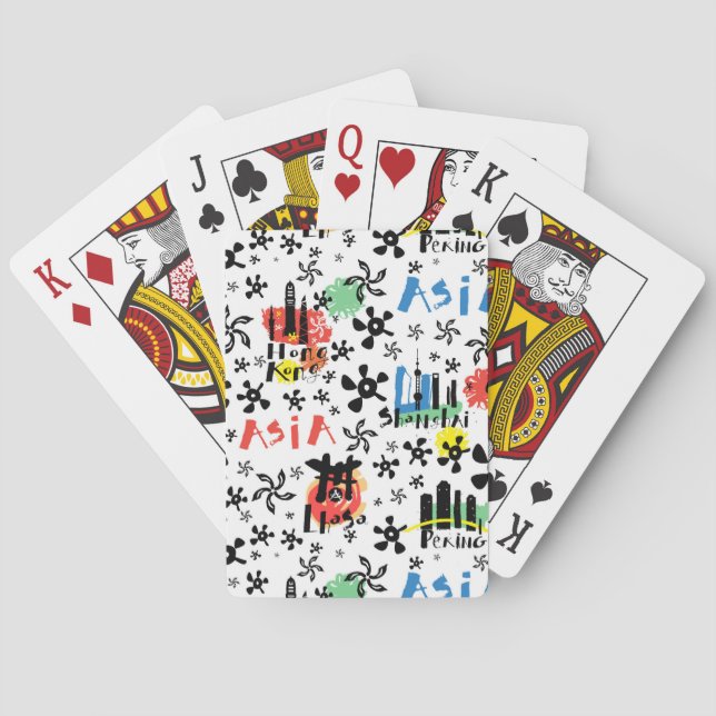 Baralho Ásia | Símbolos Padrão (Verso)