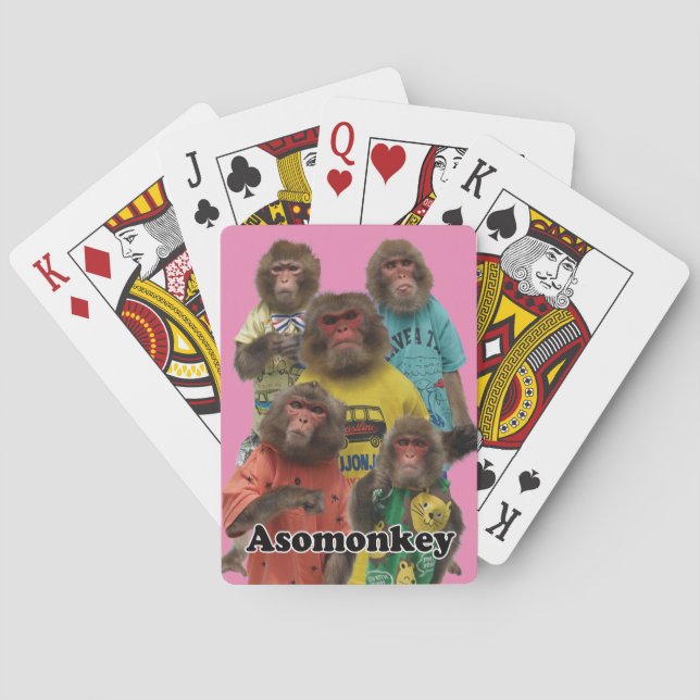 Baralho Asomonkey BICYCLE cards.　Asomonkey (Verso)