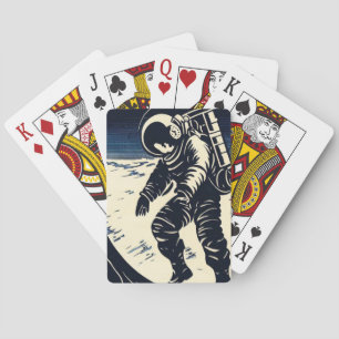 Baralho Astronautas SF No Spacewalk - Corte De Madeira (3)