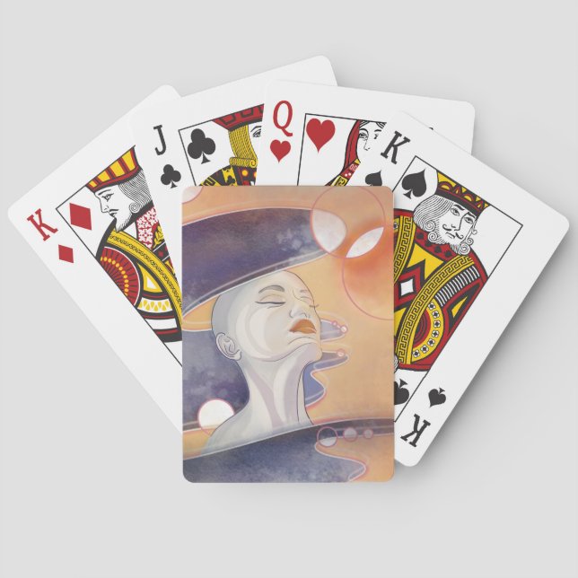 Baralho Ataque à Nebula e Colar Galáctico (Verso)