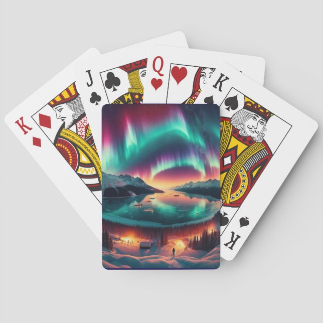 Baralho Aureola Borealis, no Alasca (Verso)