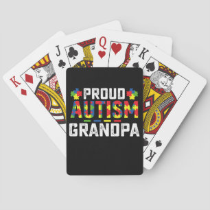 Baralho Autismo Orgulhoso Avô Sensibilização Família Autis