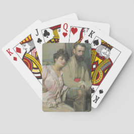 Baralho Autorretrato com sua esposa (por Frantisek Kupka)