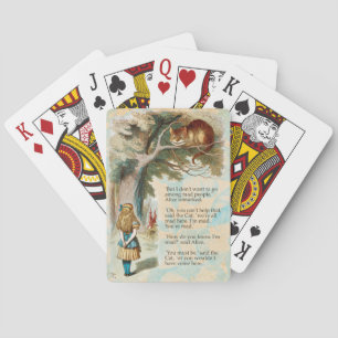 Baralho Aventuras de Alice no País das Maravilhas Gato de 