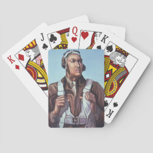 Baralho Aviadores negros: Serviço Militar de Combate WW2 d