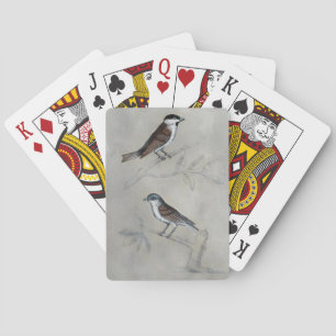 Baralho Aviário Silvered Um Par De Aves