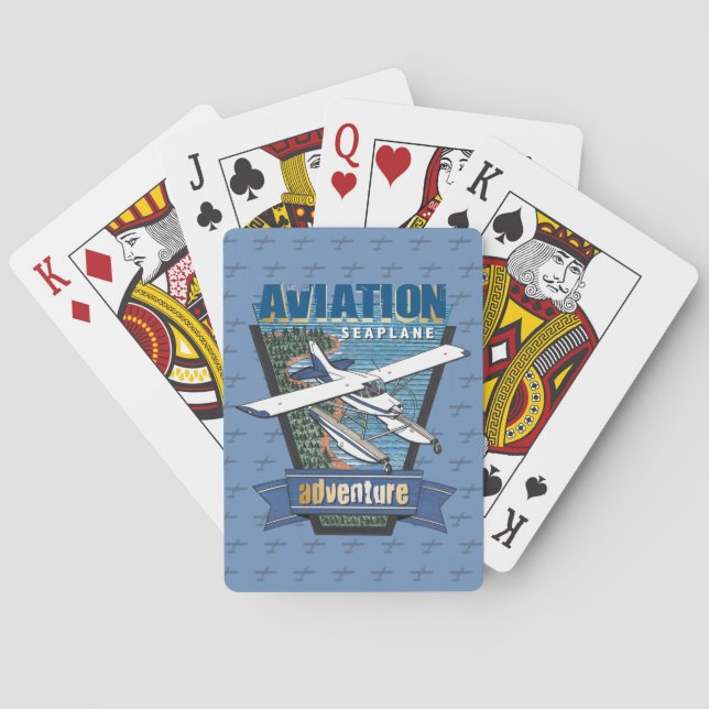 Baralho Aviation Seaplane Adventure (Verso)