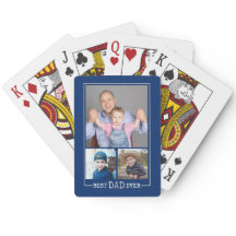 Azul de Colagem de Fotos do Melhor Pai 3