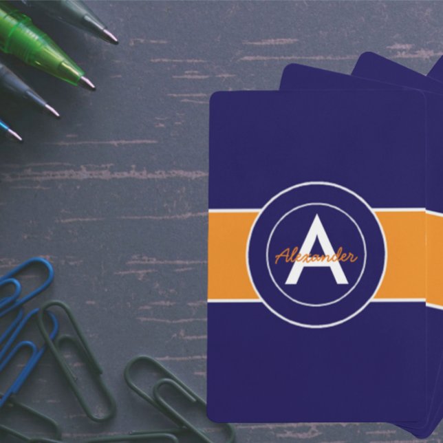 Baralho Azul-Marinho escuro - Laranja (Criador carregado)