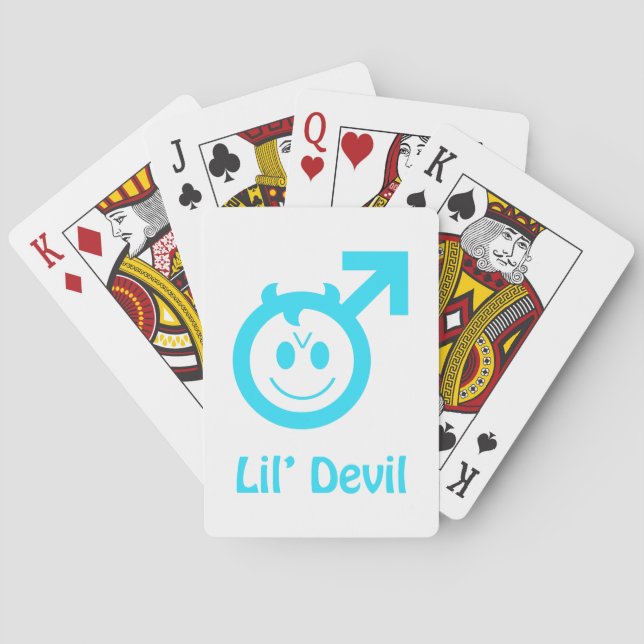 Baralho Baby Blue Lil Devil MalCE Symbol (Verso)