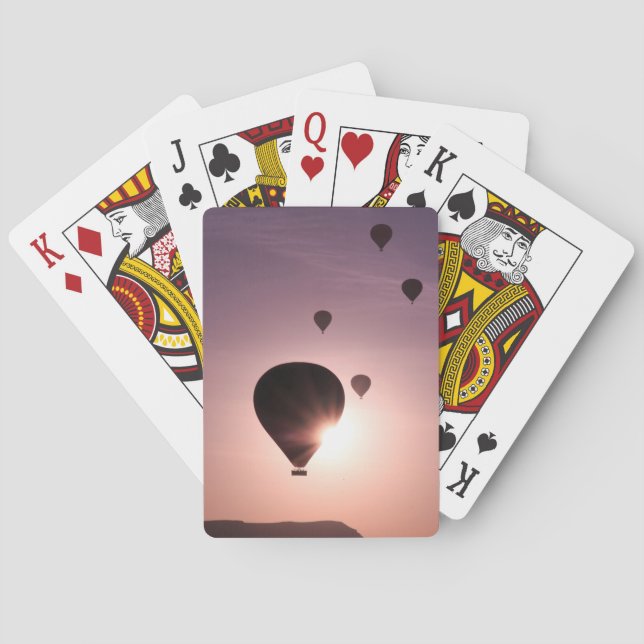 Baralho Balão de ar quente em Goreme (Verso)