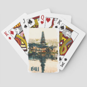 Baralho Bali Indonesia Asia Ulun Danu Beratan Viagem
