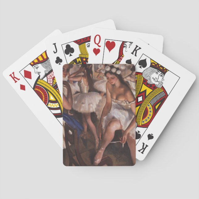 Baralho Ballerinas no camarim (por Serebriakova) (Verso)