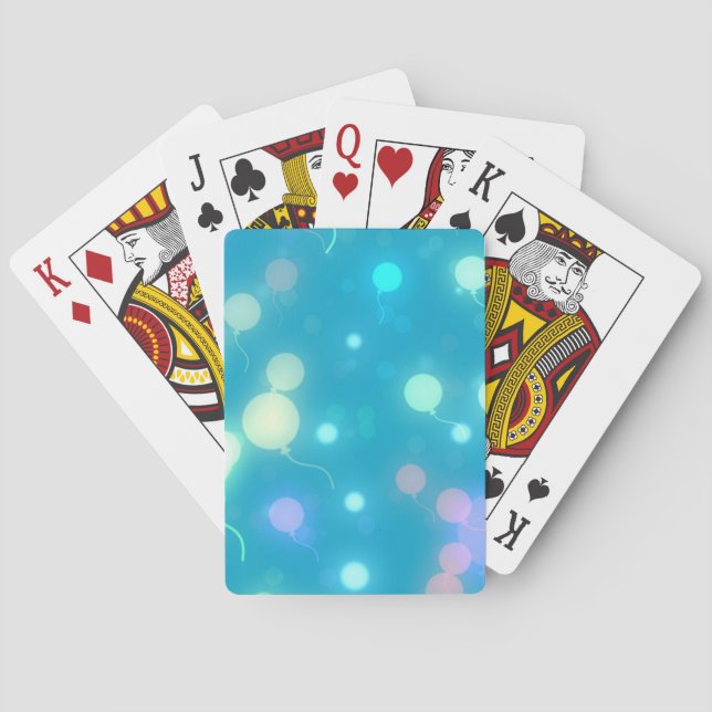 Baralho Balloon | Zazzle_Growth. (Verso)
