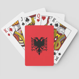Baralho Bandeira albanesa