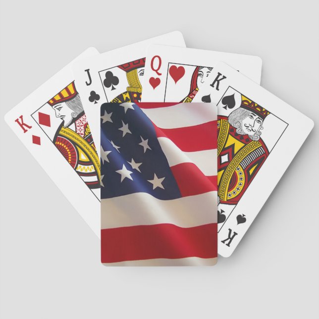 Baralho bandeira americana (Verso)
