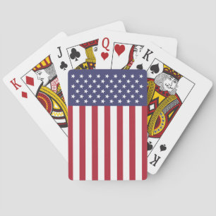 Baralho Bandeira Americana Grande Fácil de Ler