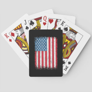 Baralho Bandeira Americana Patriótica dos EUA Para Homens 