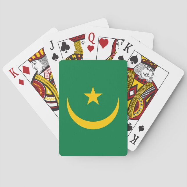 Baralho Bandeira Antiga da Mauritânia (Verso)