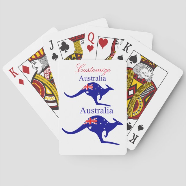 Baralho Bandeira Austrália Kangaroo Thunder_Cove C (Verso)