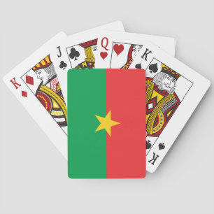 Baralho Bandeira Burkina Faso