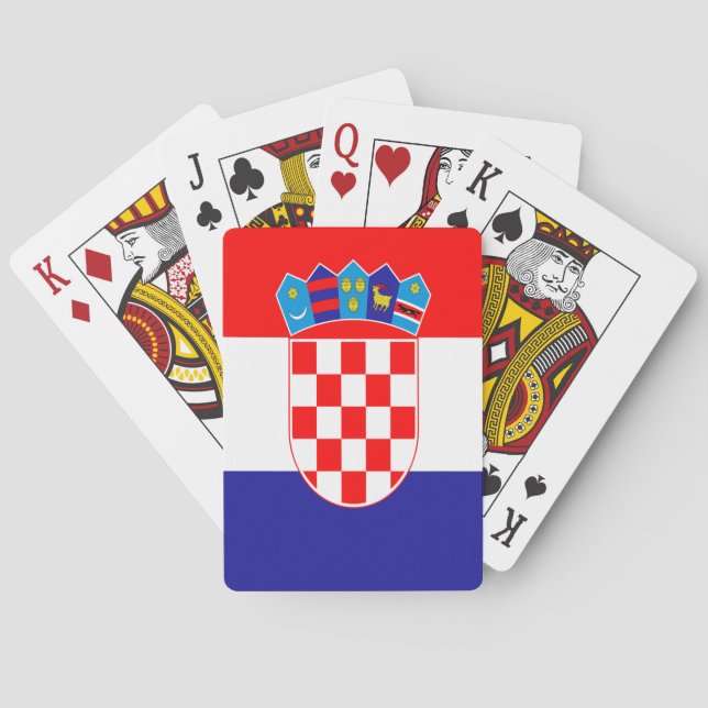 Baralho Bandeira croata (Verso)