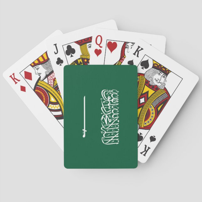 Baralho Bandeira da Arábia Saudita (Verso)