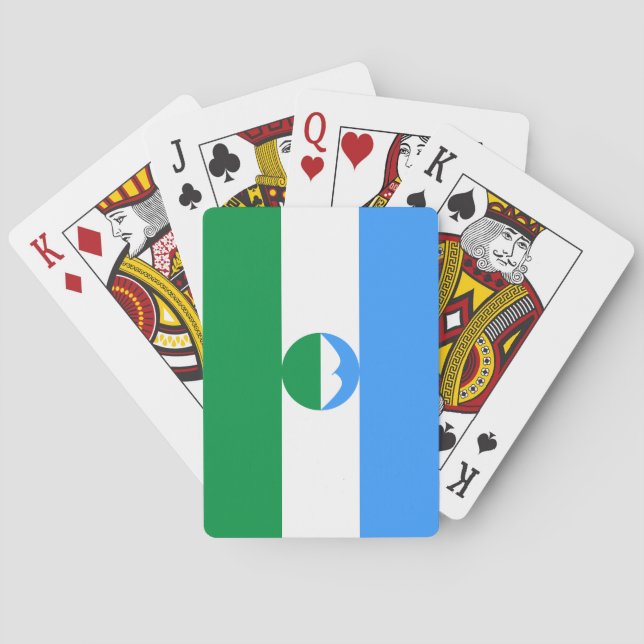 Baralho Bandeira da Cabárdia-Balcária (Verso)