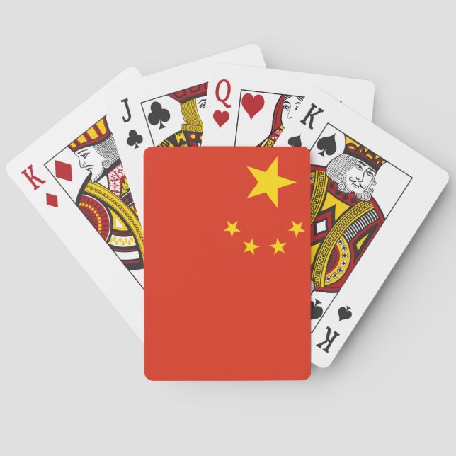 Baralho Bandeira da China (Chinês) (Verso)