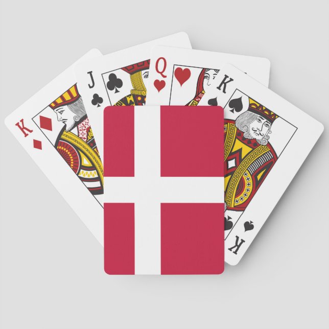 Baralho Bandeira da Dinamarca (Verso)
