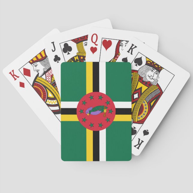 Baralho Bandeira da Domínica (Verso)