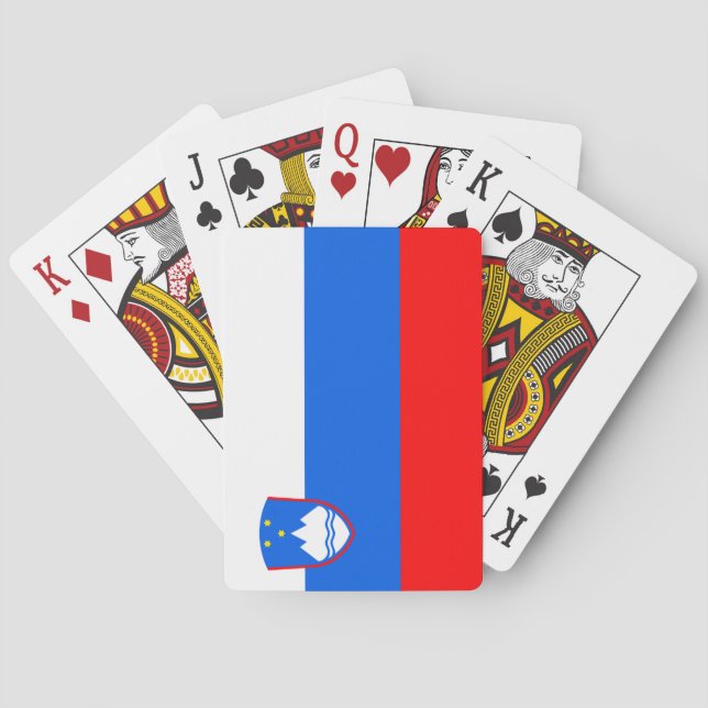 Baralho Bandeira da Eslovênia (Verso)