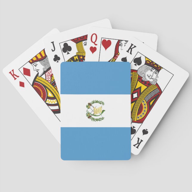 Baralho Bandeira da Guatemala (Verso)