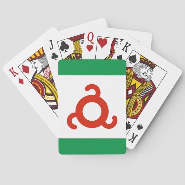 Baralho Bandeira da Inguchétia (Verso)