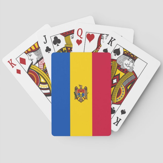 Baralho Bandeira da Moldávia (Verso)