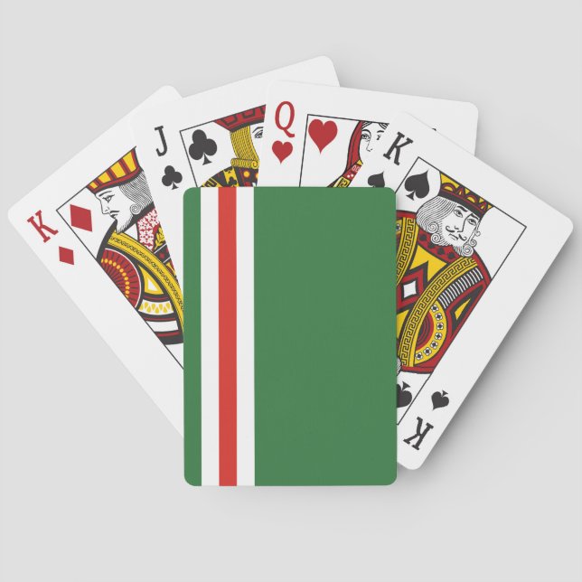 Baralho Bandeira da República Chechena de Ichkeria (Verso)