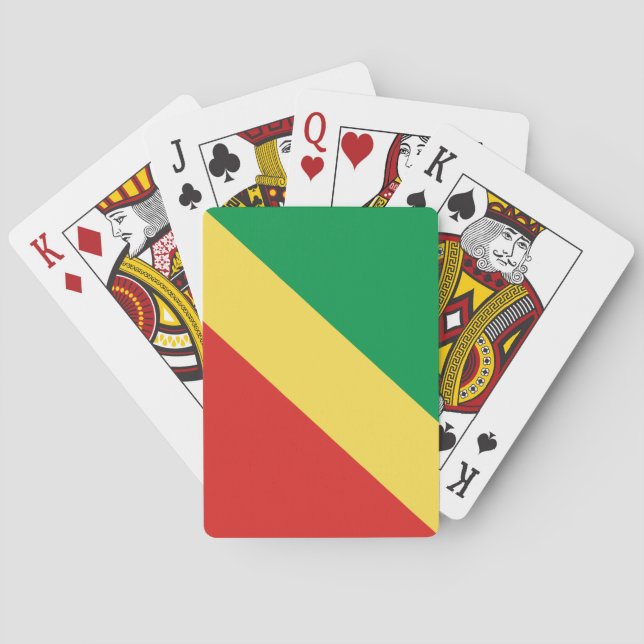 Baralho Bandeira da República do Congo (Verso)