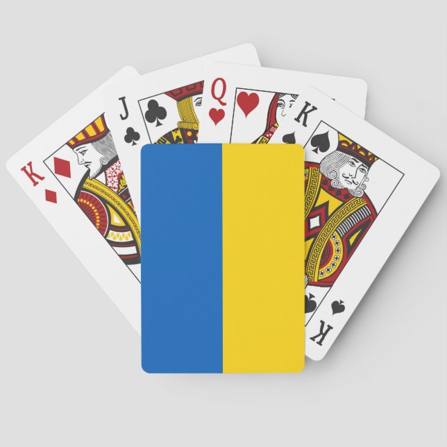 Baralho Bandeira da Ucrânia (Ucrânia) (Verso)