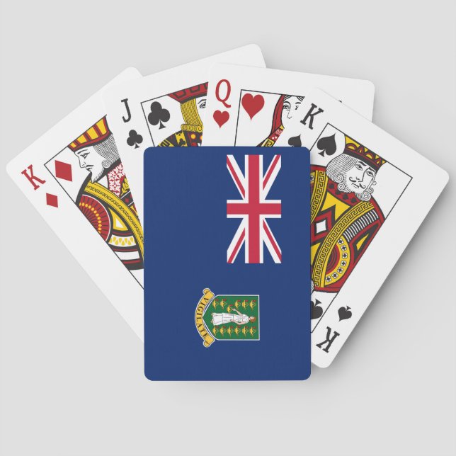 Baralho Bandeira das Ilhas Virgens Britânicas (Verso)