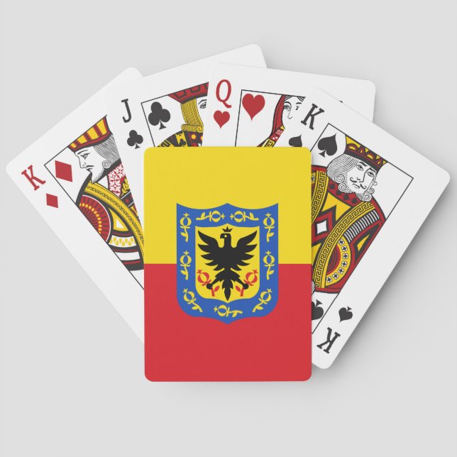 Baralho Bandeira de Bogotá, Colômbia (Verso)