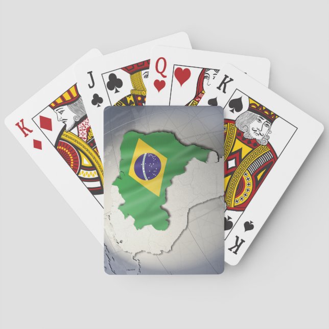 Baralho Bandeira de Brasil (Verso)