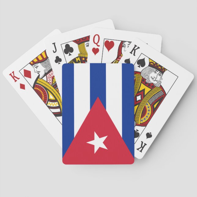 Baralho Bandeira de Cuba (Verso)