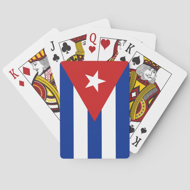 Baralho Bandeira de Cuba (Verso)