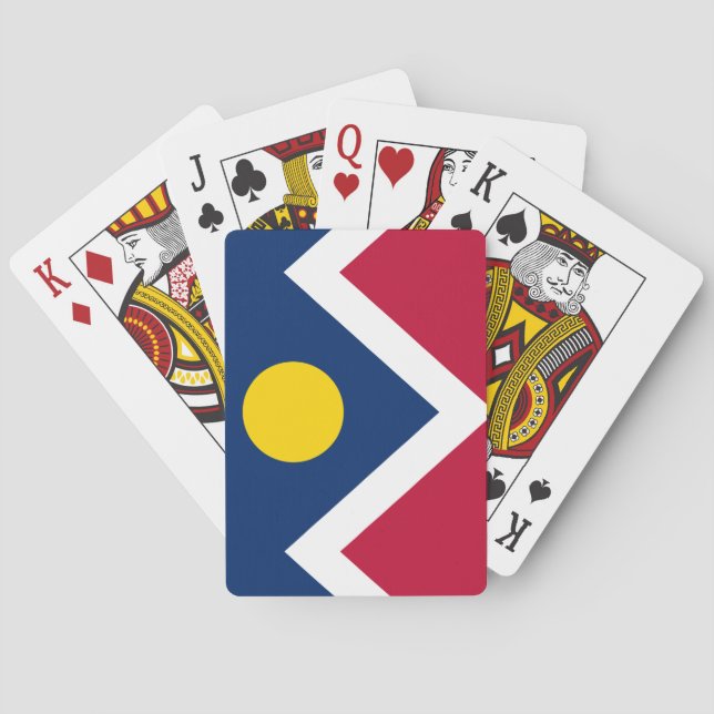 Baralho Bandeira de Denver, Colorado (Verso)