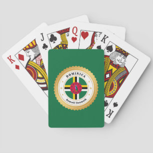 Baralho Bandeira de Dominica