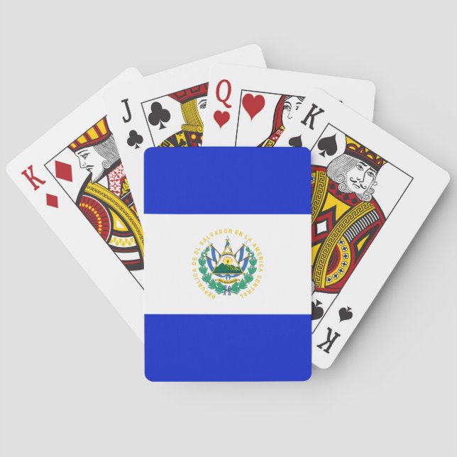 Baralho Bandeira de El Salvador (Verso)