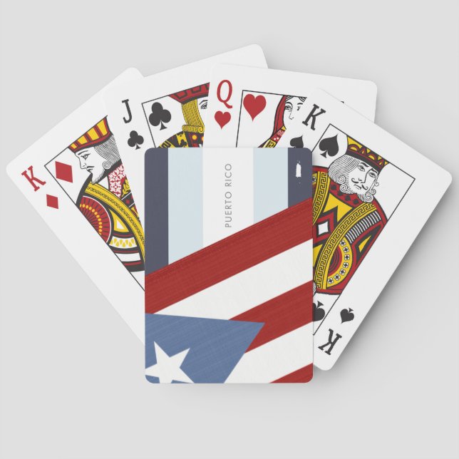 Baralho Bandeira de Porto Rico (Verso)