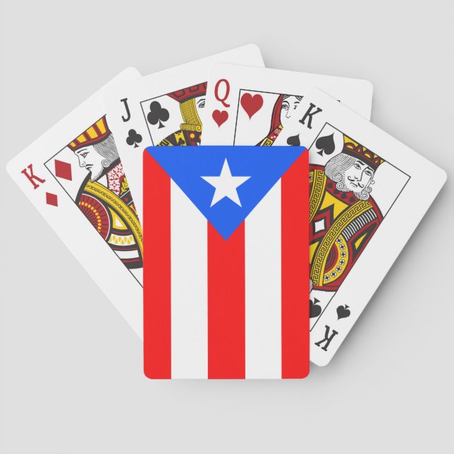 Baralho Bandeira de Puerto Rico (Verso)